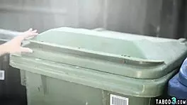 Homeless teen cleaned and roughly fucked by a perv stranger