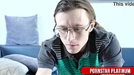 horny violet myers blackmails tech guy for pussy pounding 😈