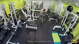 hunt4k naive fitness bunny chooses sex with rich men over training