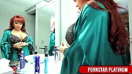 Busty Mature Vanessa Milks Kevin Stallion's Huge Cock Expertly