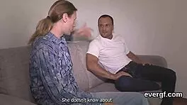 Bankrupt Boyfriend Allows Unusual Friend To Drill His Ex-Girlfriend For Bucks