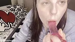 i do ass to mouth again with my dildo, feeling submissive