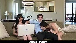 Milfs Exclaim, 'Freeuse for Laptop Repair!'