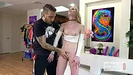 Fine as hell blonde emma starletto gets the most savage fuck ever