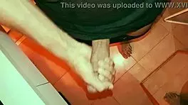 Male Masturbation After Gym With Big Latino Cock Leaking In Boxers While Moaning Hard