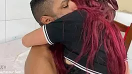 Teen Blonde Achieves Orgasm Riding Dildo in Amateur Scene