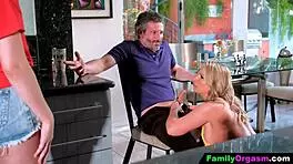 Parents caught on steak and blowjob day 😏