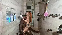 Bbc gym coach drills client's tight wet pussy, cumming in her mouth 😏