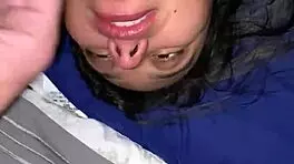 teen with glasses gets facial