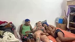 Friend Brings Spicy Latina For Orgy In Bahia