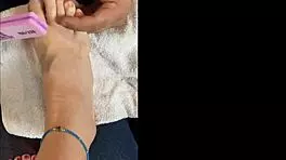 talking to followers showing my feet