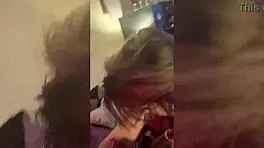 tatted emo beauty takes back shots and submits