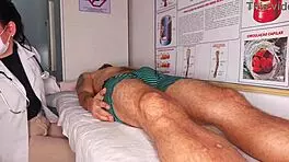 I had an erection in front of the nurse, and it led to rough gay sex in the hospital