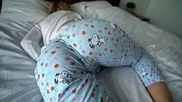 Blonde Teen Fantasizes About Rough Blowjob And Creampie Orgasm In Bedroom.