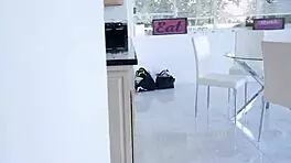 Blonde teen 18+ gets intense blowjob and facial in POV 😍