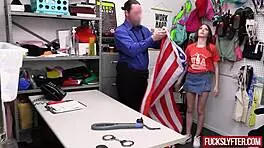 The Memorial Day Shoplifter Caught By Beautiful American Flag