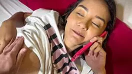 keep talking to your boyfriend, he says as he fucks me rough from behind, making me swallow his cum - allsion sweet