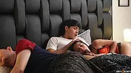 Brunette Teen Masturbates In Hospital Bed