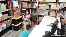 shoplifter jasmine gomez gets caught and punished