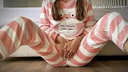 Skinny School Girl Achieves Big Squirt Orgasm With Small 18+ Tits Masturbating And Fingering Pussy