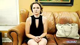 Brunette Hottie Nikki P Sucks Cock And Gets Wet Pussy And Ass Fucked