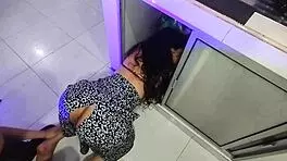 Latina's big ass pounded in pantry