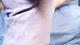 Big tits slim milf secretary seduces stranger in office