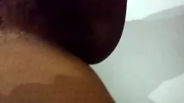 Indian young girl tries glory hole experience