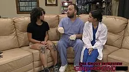 Doctor's new scrubs lead to nurse's masturbation and gaping