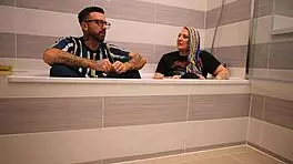 livie chats from the bath in frankie jax interview