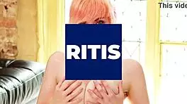 British Blonde Student Smoking