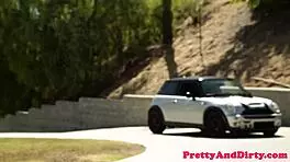 Teen beauty gets drilled by friend's cock in bedroom fantasy