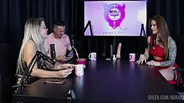 Tati Weg compilation in sheer red lingerie casting