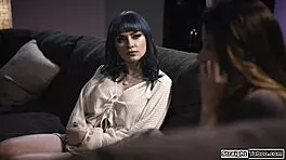 Milf landlady seduces busty babe with lesbian passion