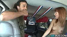 Redhead babe delila darling fucks on fourth of july.