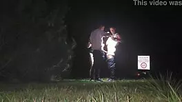 Met two fans at the club and got fucked on the street 😈