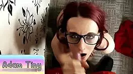 Slut Sucked Santas Dick Because She Wanted A Real Dick And Not His Dildo Gift