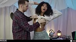 Teen magically freezes in dorm for roommate trailer