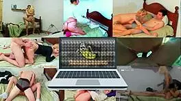 a couple has raw sex in a hot shower passionately fucking a pregnant stepdaughter with a big ass real