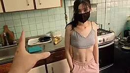 Fuck The Service Employee In Kitchen