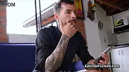 fucking sexy latina before fixing her scooter, man