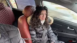 katty west wants to fuck her boyfriend in a car in public one last time before they break up