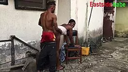 Creampie pussy is very sweet to fucked outdoor raw, i love it so much