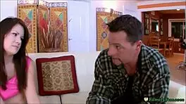 Nervous teen asks stepdad for blowjob tips