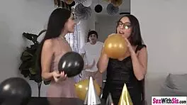 Latina Teen And Stepsister Get Fucked