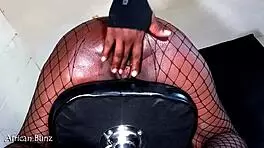 ebony anal - i skiped class to get fuckd in the ass on stool