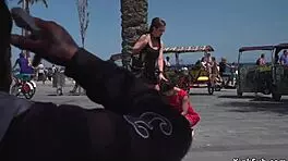 Curvy Petite Euro Babe On The Streets!