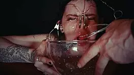 Emo Bondage Whore Faces Tied And Punished With Piss