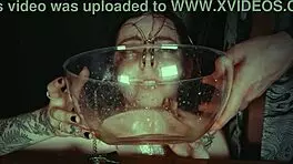 Emo Bondage Whore Faces Tied And Punished With Piss