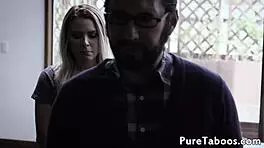 young babe drilled on all fours